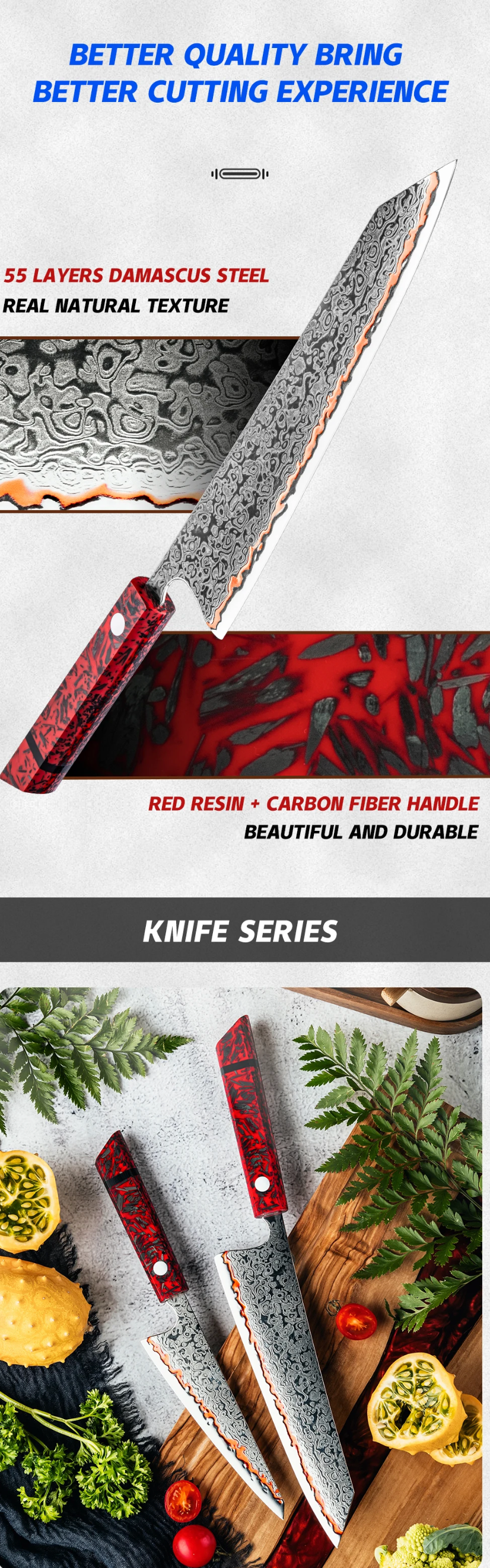 Utility knife 6 inch ( 15 cm) Shinku collection