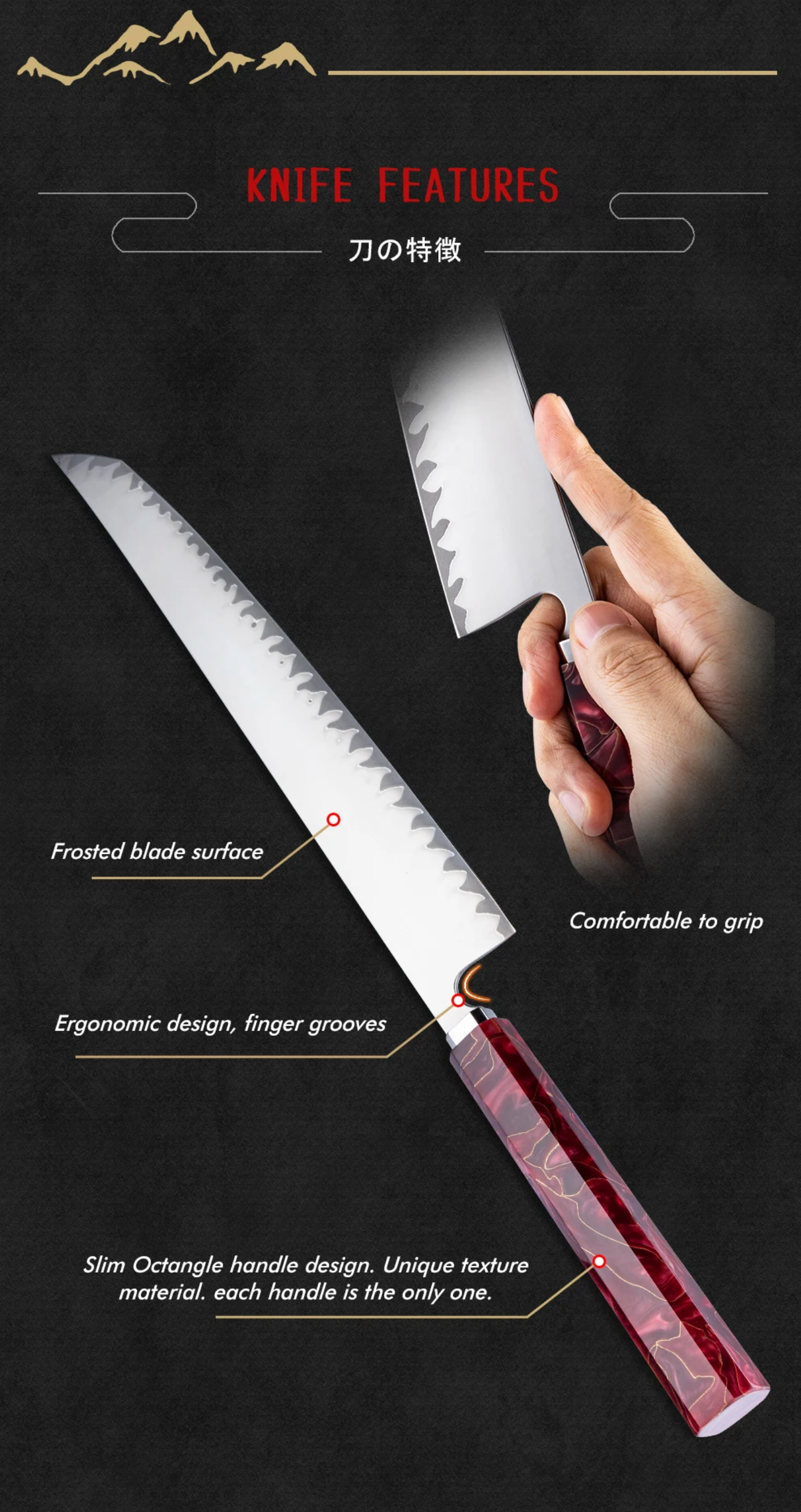 Shinku set of 4 premium kitchen knives