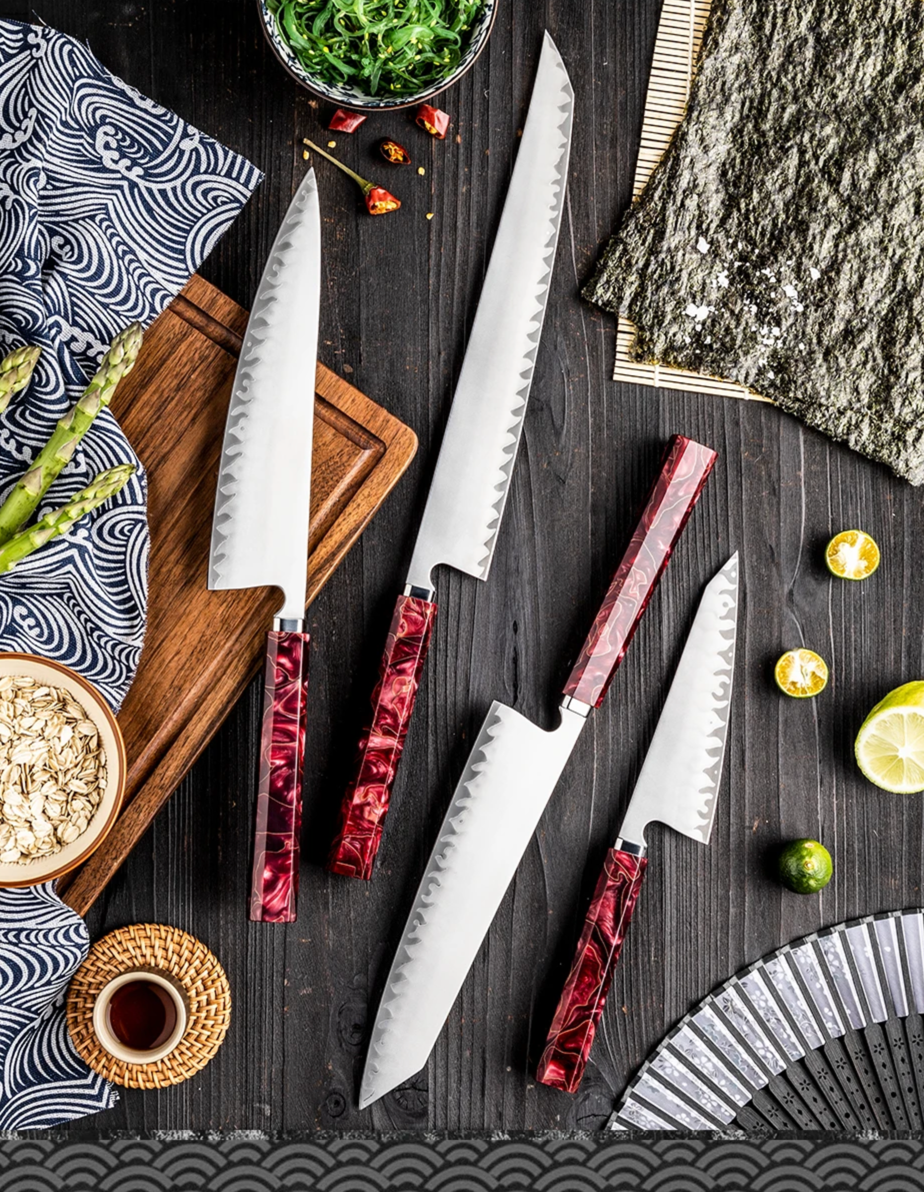 Shinku set of 4 premium kitchen knives
