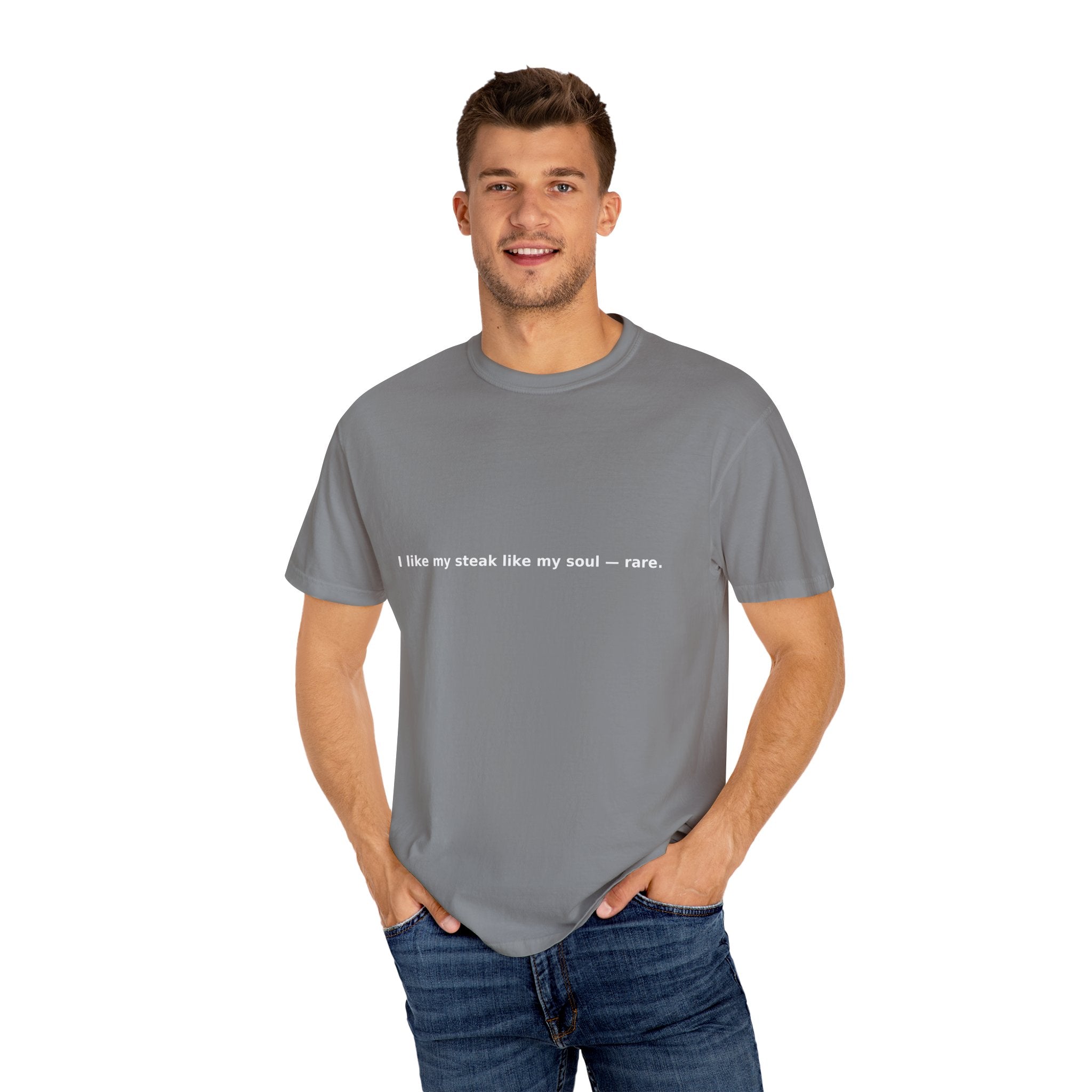 Rare Steak Humor Unisex T-Shirt