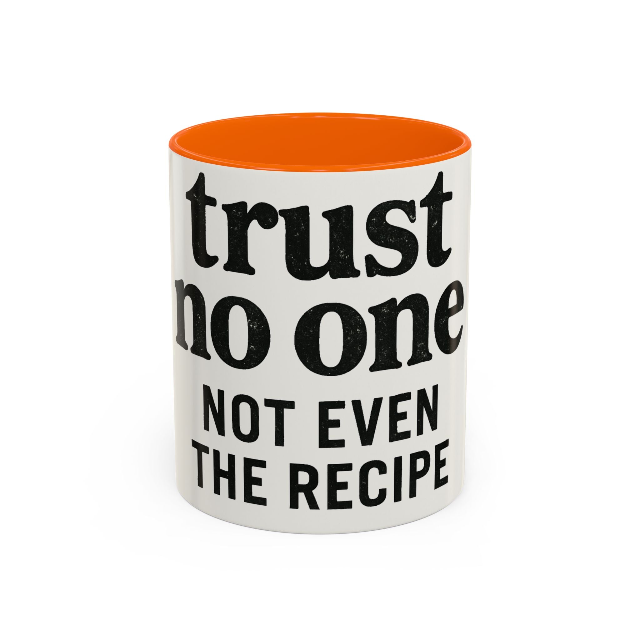 Trust No One Coffee Mug – Unique 11/15oz Accent Mug for Coffee Lovers