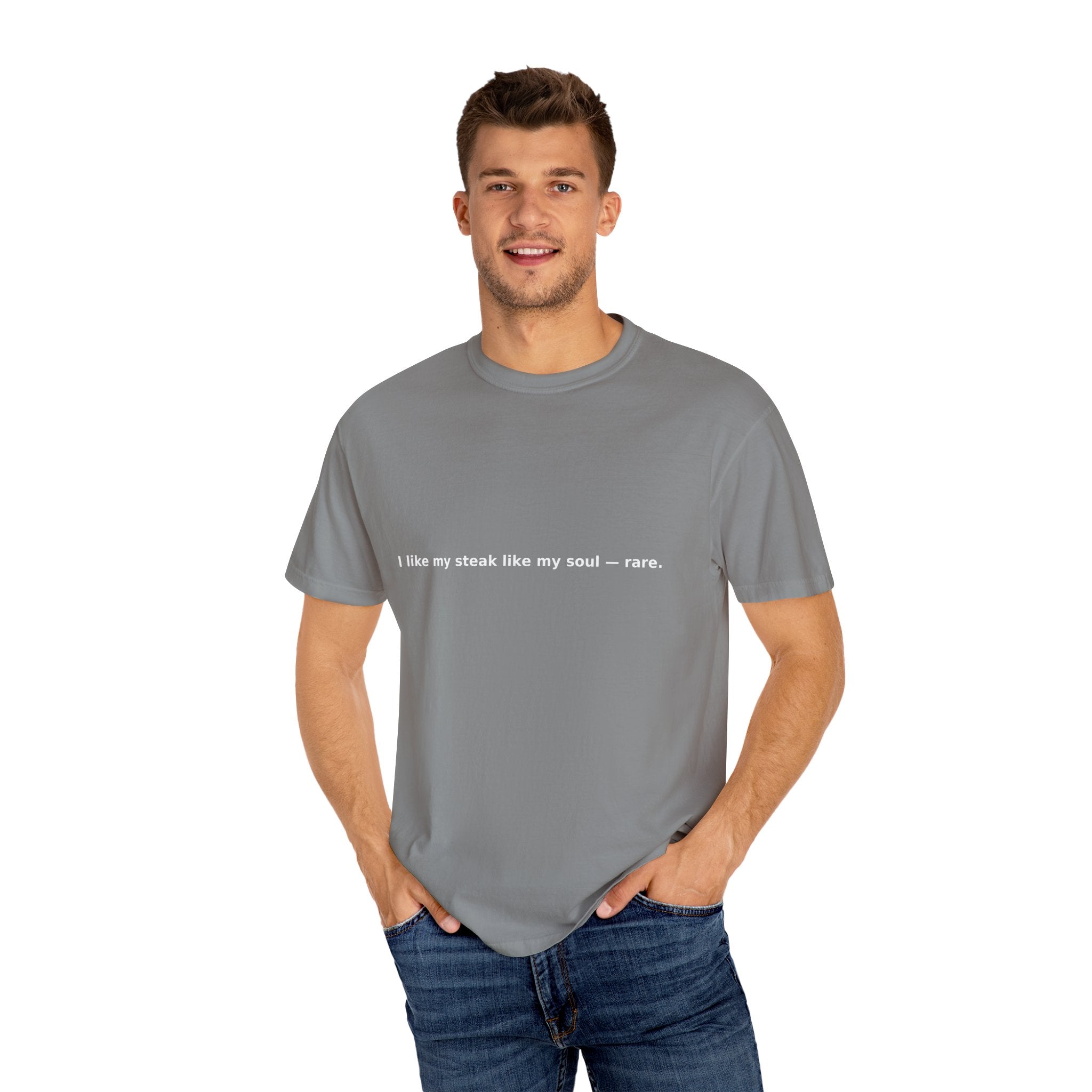 Rare Steak Humor Unisex T-Shirt