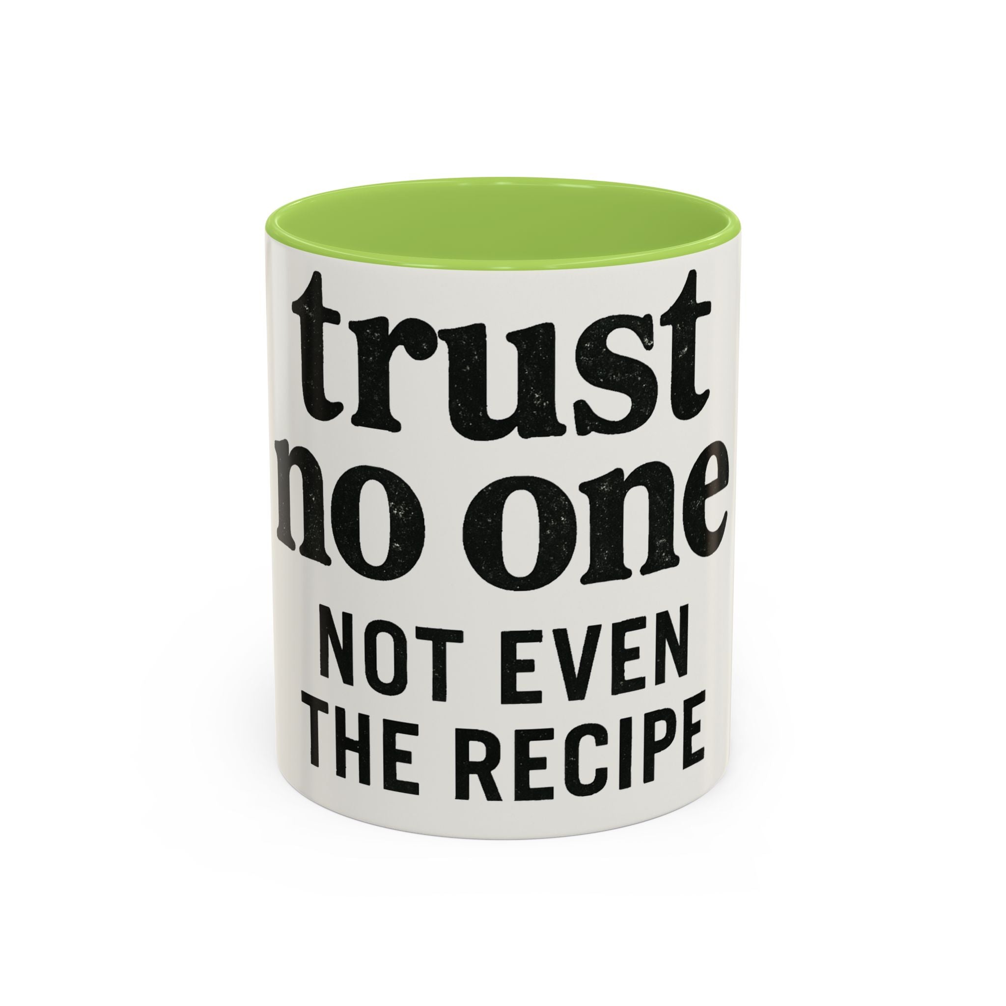 Trust No One Coffee Mug – Unique 11/15oz Accent Mug for Coffee Lovers