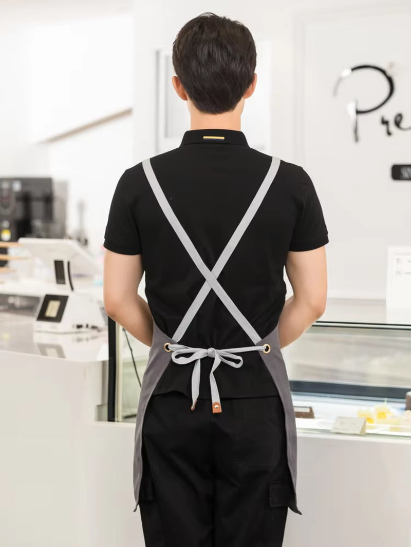 Waiter Apron for Kitchen Women Delantal Camarero Long Universal Home Worker Chinese Restaurant Cafe Hotels Chef Man Work Wear