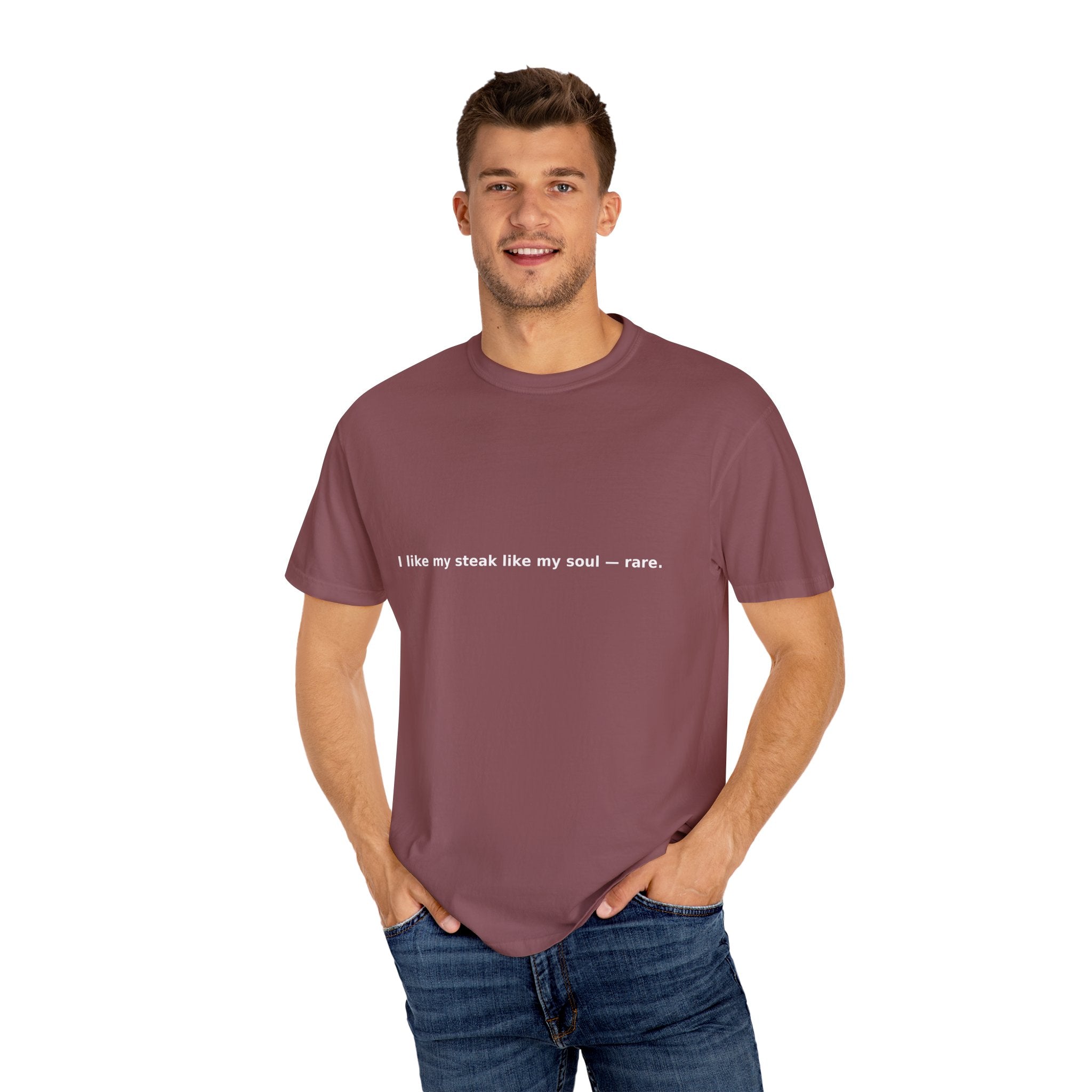 Rare Steak Humor Unisex T-Shirt
