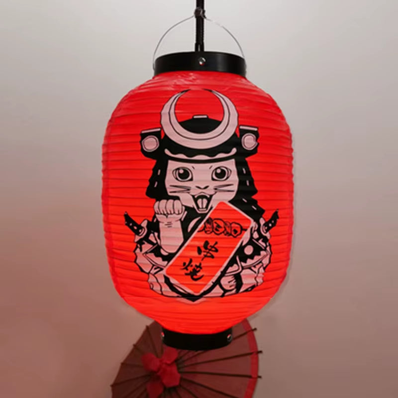Japanese Sushi Lantern Restaurant Bar Advertising Lantern with Accessories Festival Izakaya Sushi Ramen Lanterns Hanging Decor