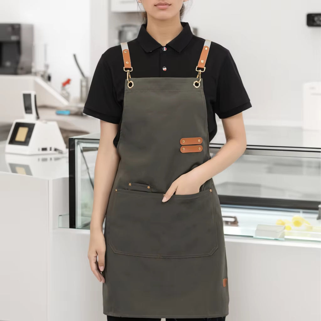 Waiter Apron for Kitchen Women Delantal Camarero Long Universal Home Worker Chinese Restaurant Cafe Hotels Chef Man Work Wear