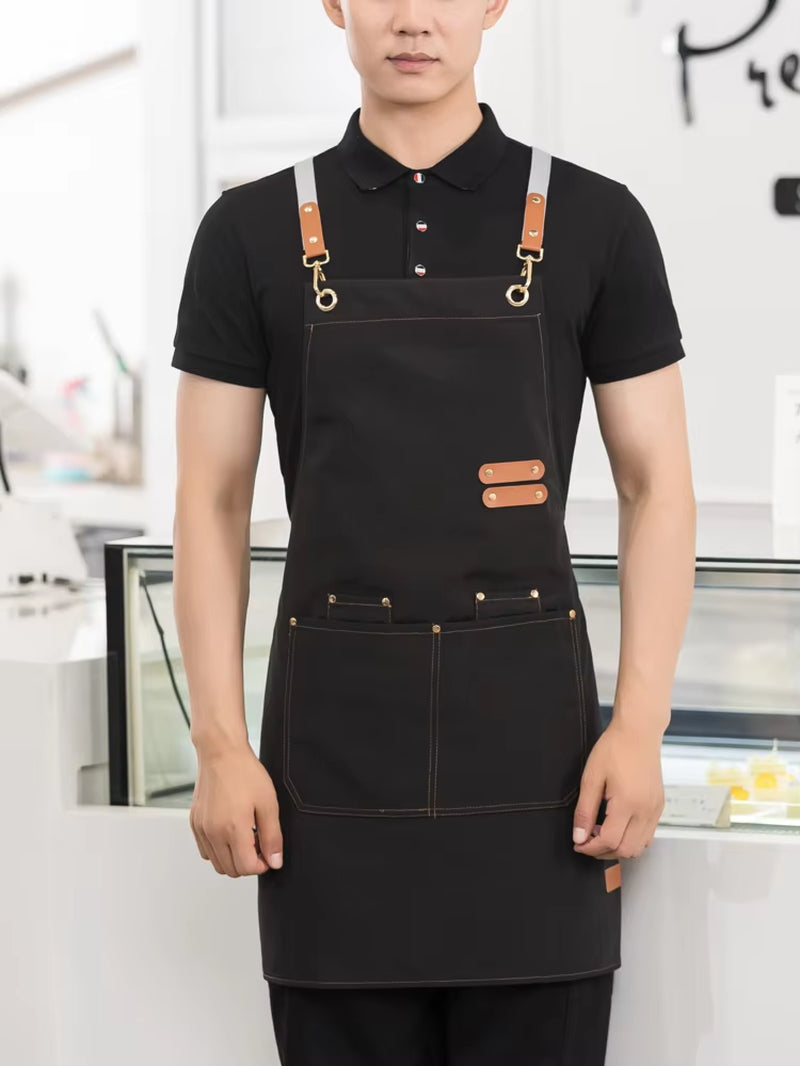 Waiter Apron for Kitchen Women Delantal Camarero Long Universal Home Worker Chinese Restaurant Cafe Hotels Chef Man Work Wear