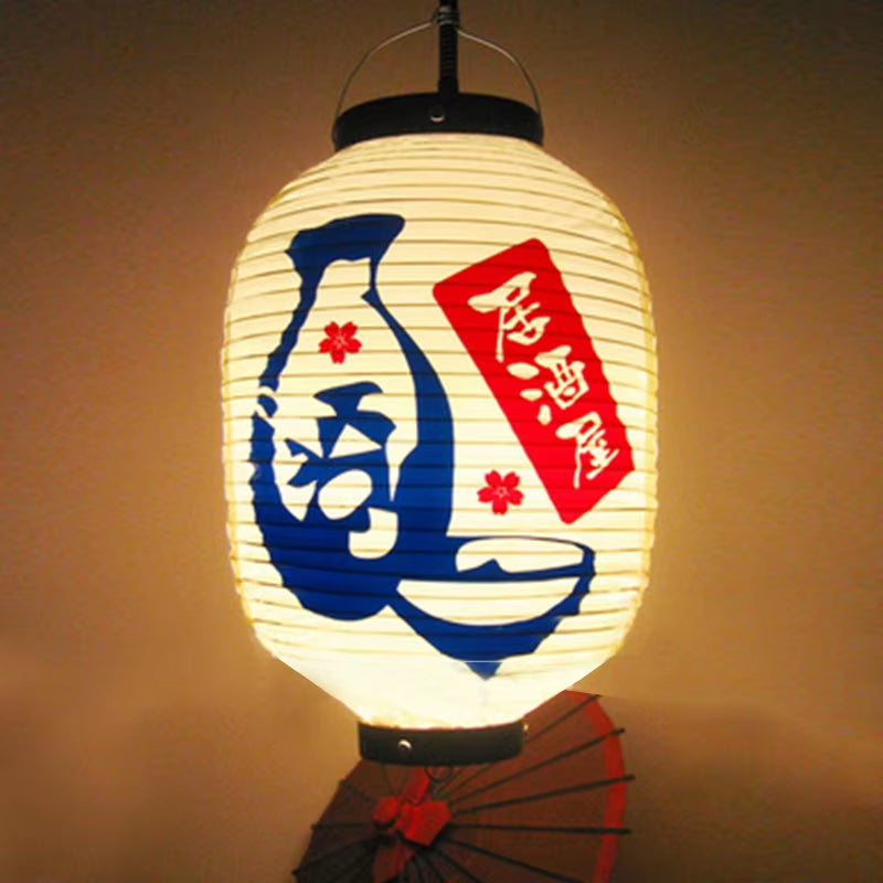 Japanese Sushi Lantern Restaurant Bar Advertising Lantern with Accessories Festival Izakaya Sushi Ramen Lanterns Hanging Decor