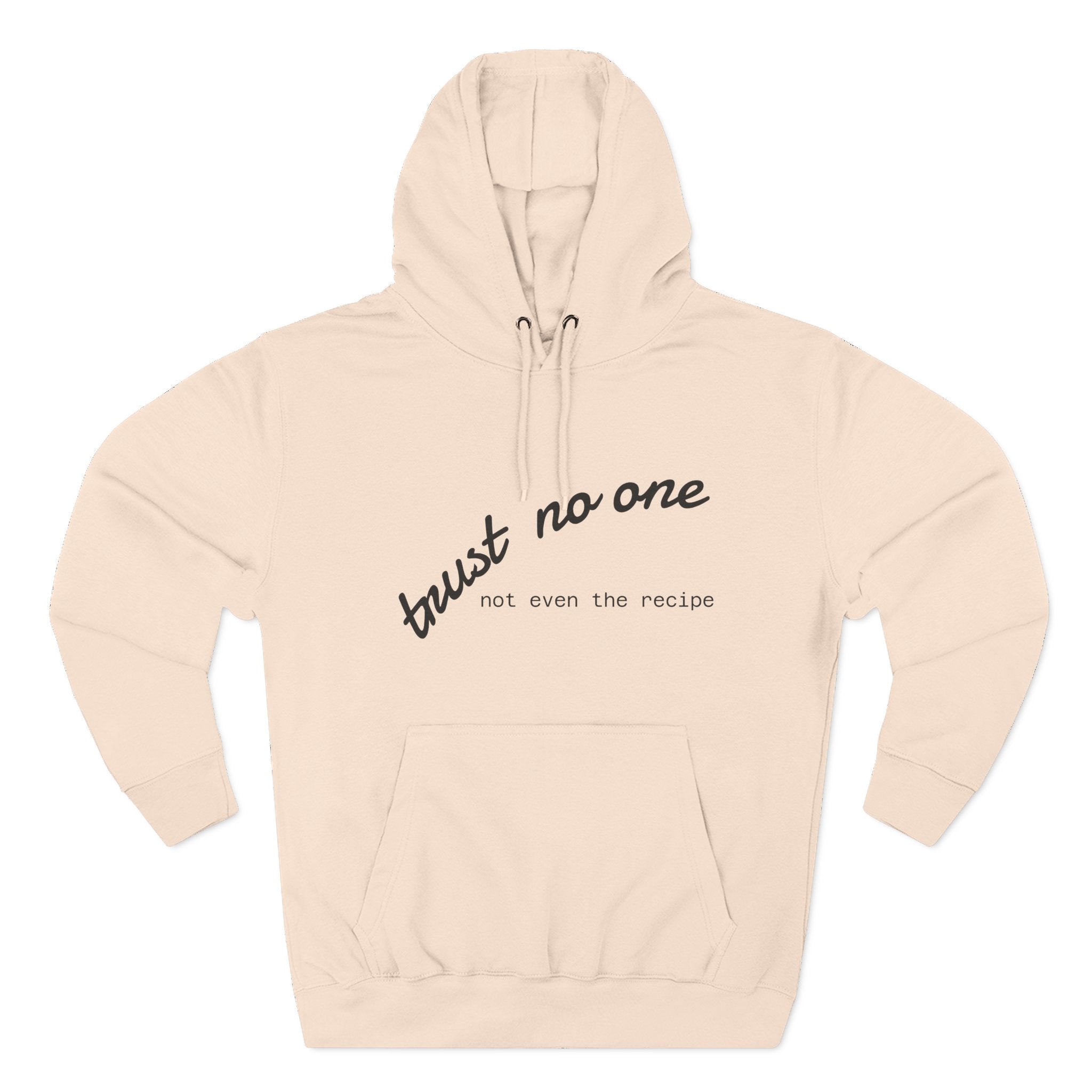 Trust No One Fleece Hoodie - Cozy and Stylish