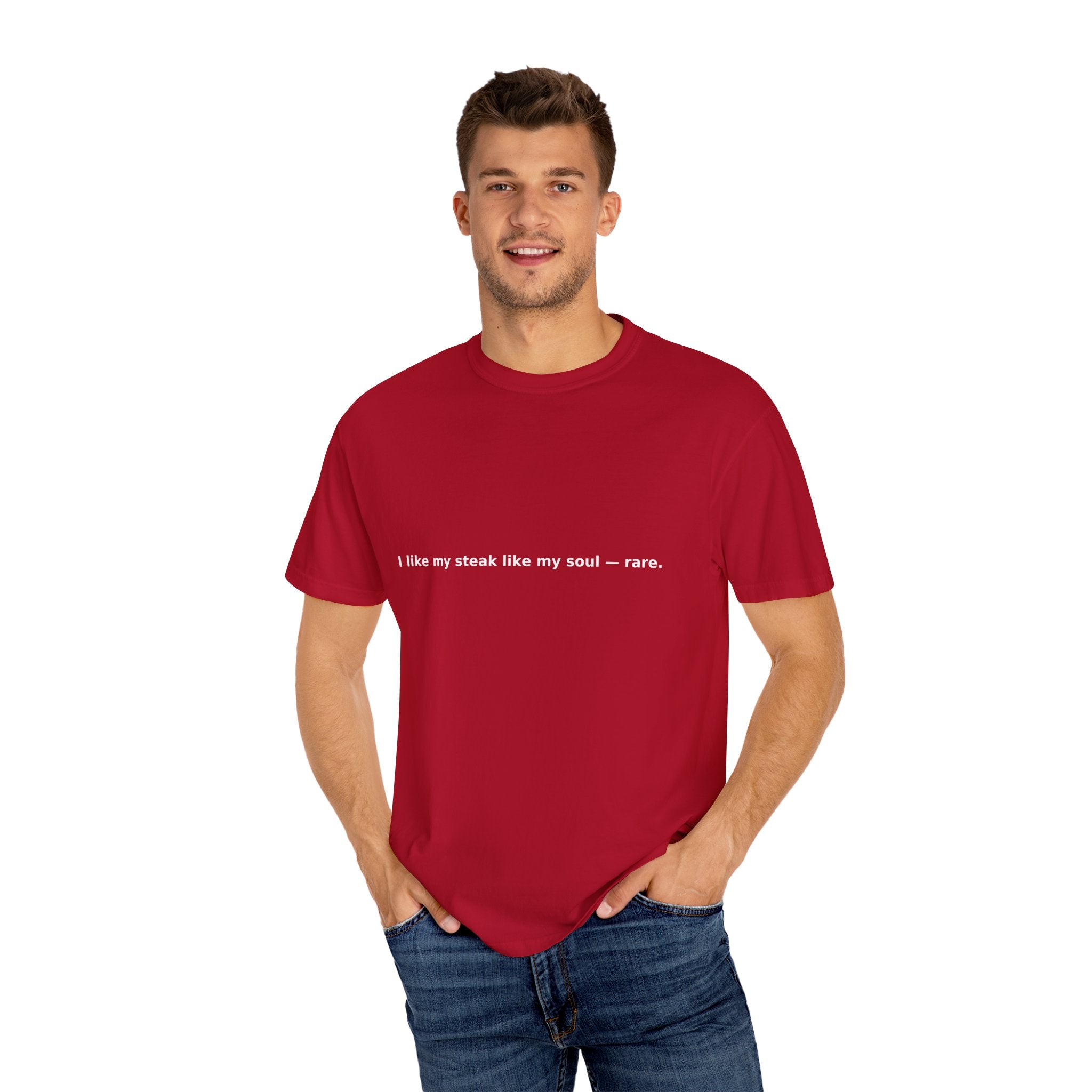 Rare Steak Humor Unisex T-Shirt