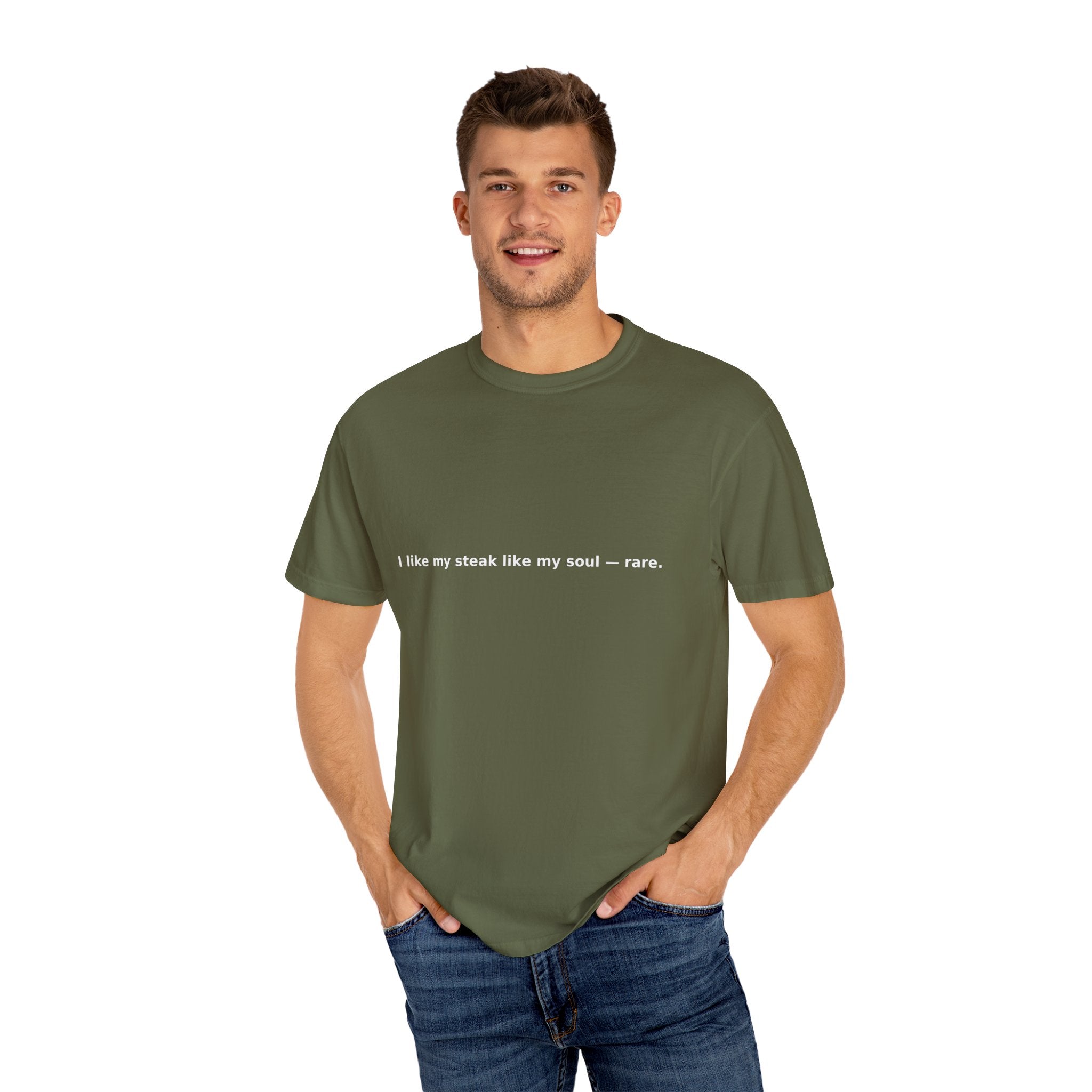 Rare Steak Humor Unisex T-Shirt