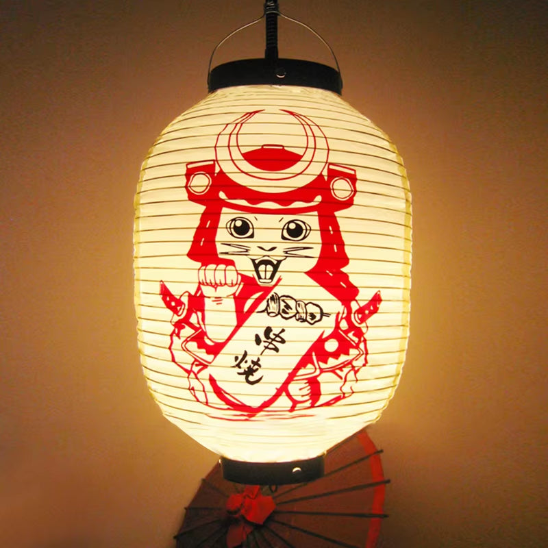 Japanese Sushi Lantern Restaurant Bar Advertising Lantern with Accessories Festival Izakaya Sushi Ramen Lanterns Hanging Decor