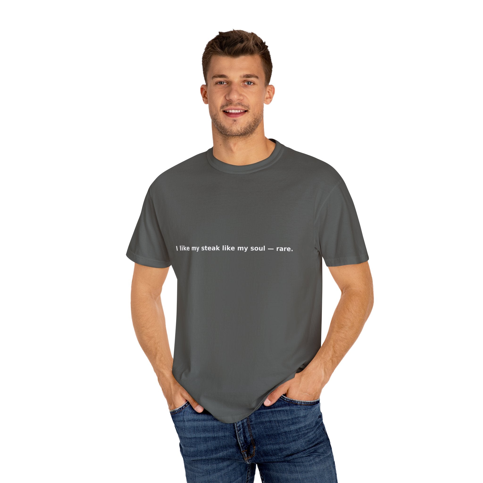 Rare Steak Humor Unisex T-Shirt