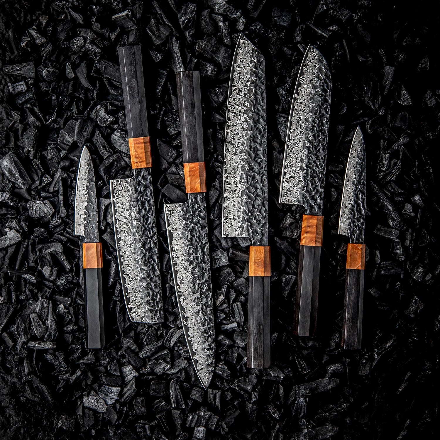 Akai Japanese damascus collection