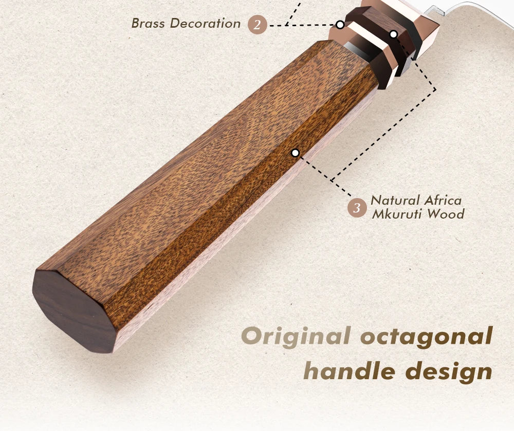 Nezhari Japanese Chef Knife Collection - Premium 6-Piece ZDP189 Steel Set