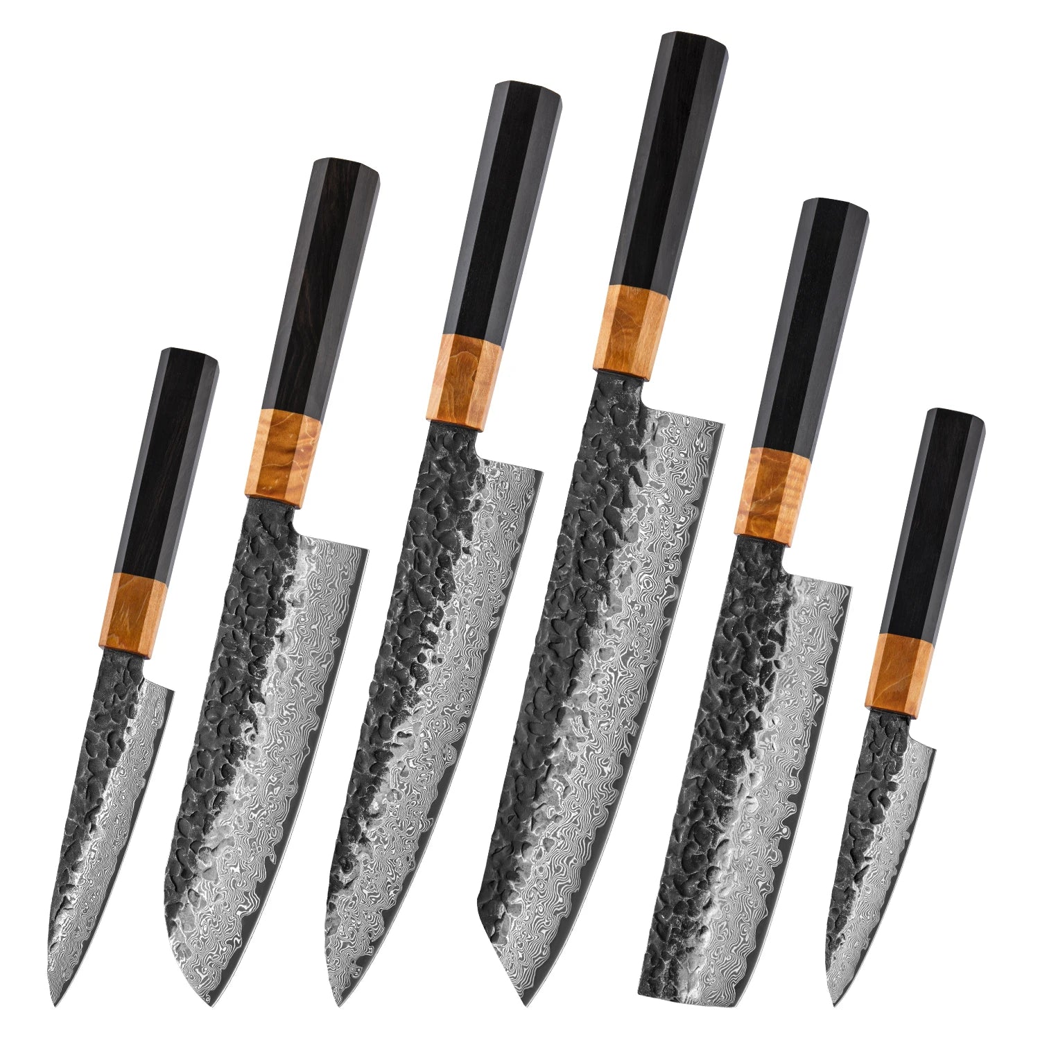 Akai Japanese damascus collection