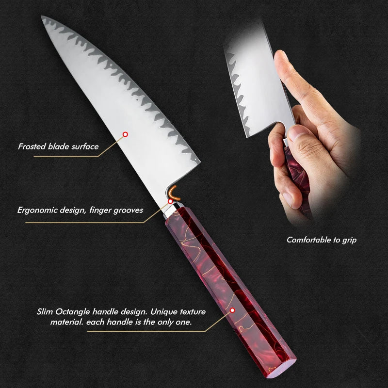 Shinku Damascus steel chef knife 207mm