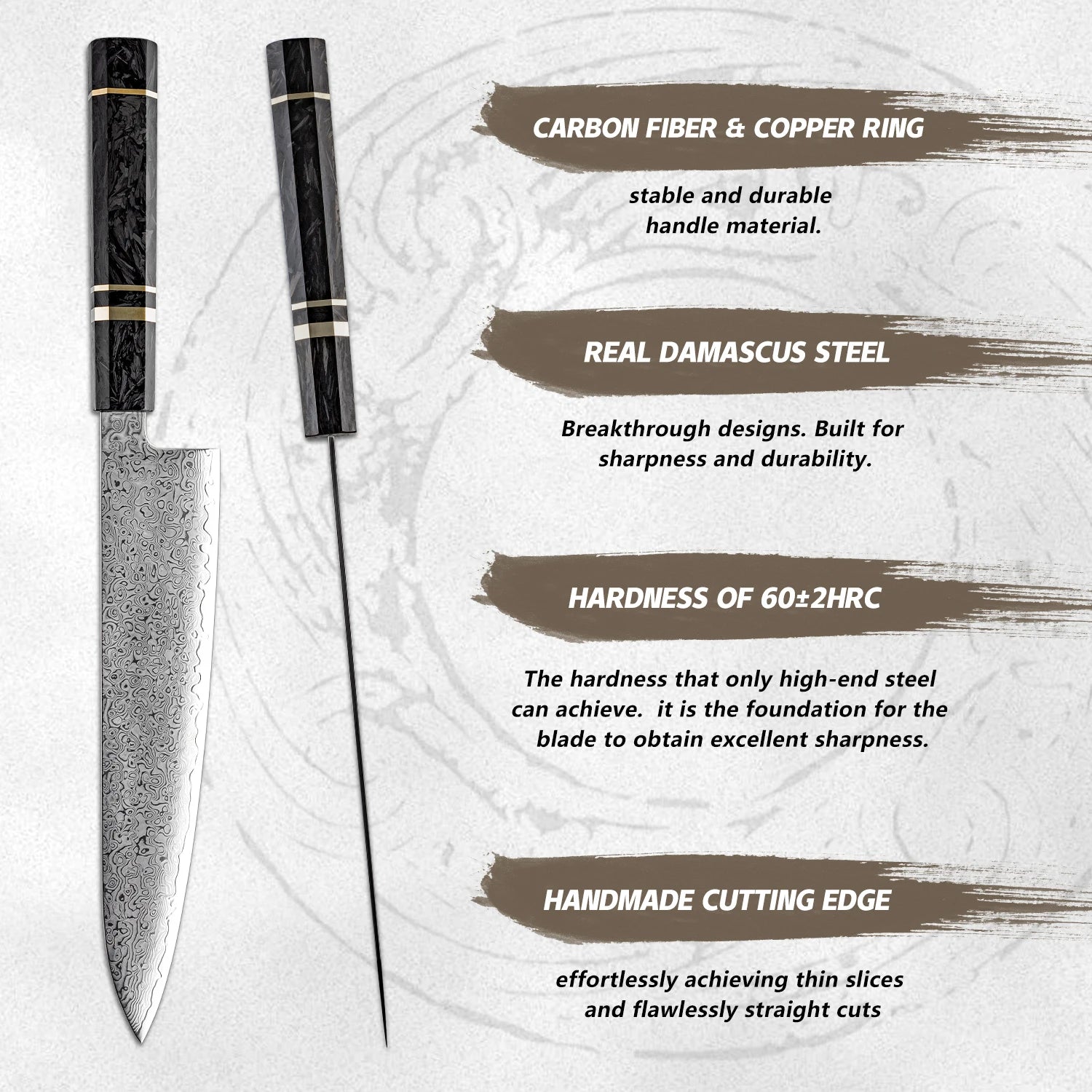 Amaterasu Damascus steel collection 2.0