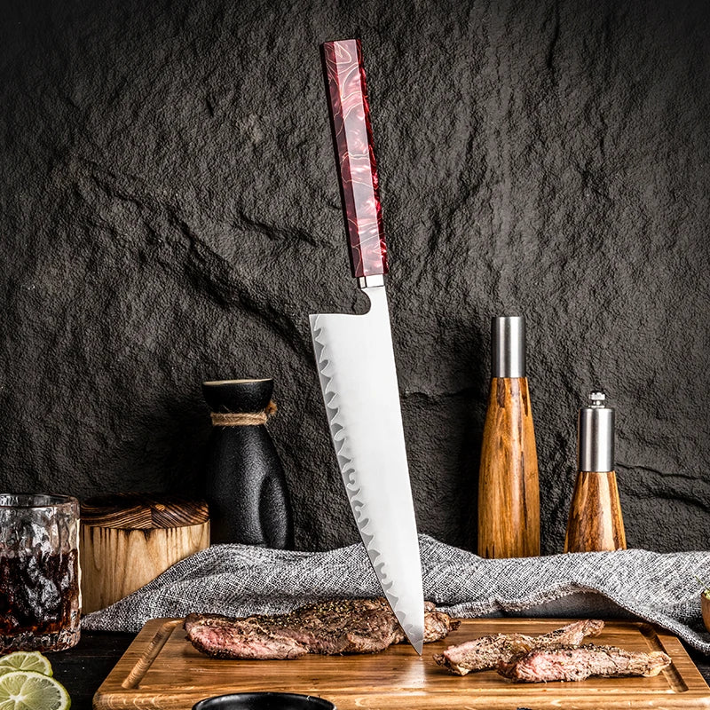 Shinku Damascus steel chef knife 207mm