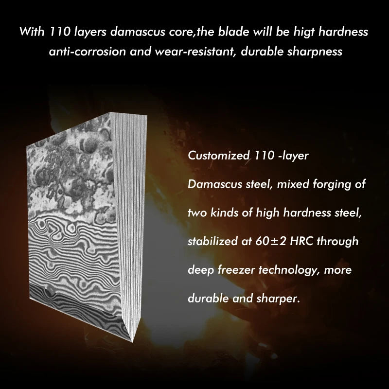 Kurosaki Yanagiba Damascus Steel Set - Professional 2-Piece Sushi Knife Collection