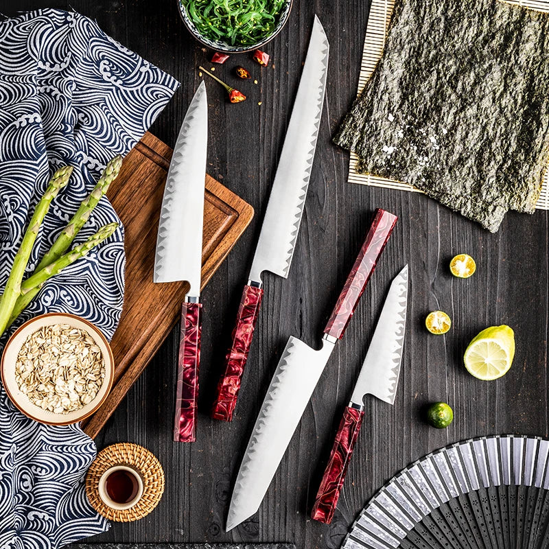 Shinku Japanese set of 4 kitchen knives