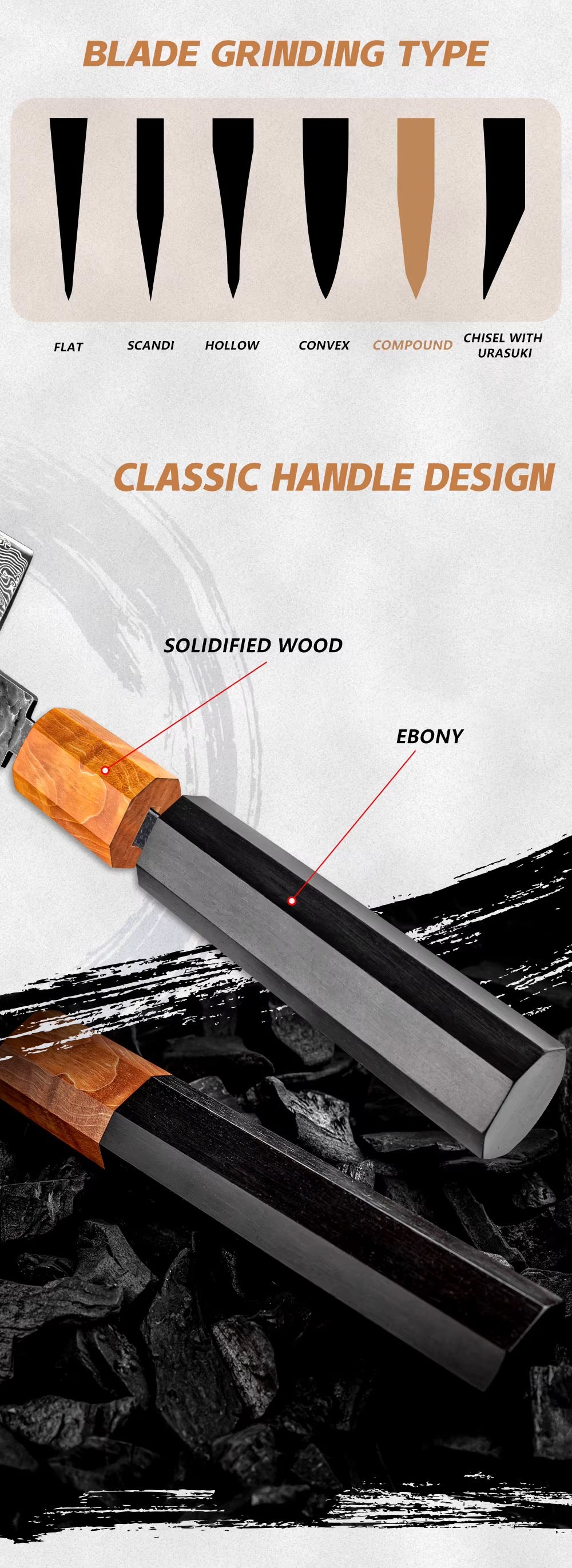 Akai Nakiri 160mm Damascus Steel Vegetable Knife - Japanese Cleaver with Ebony Handle