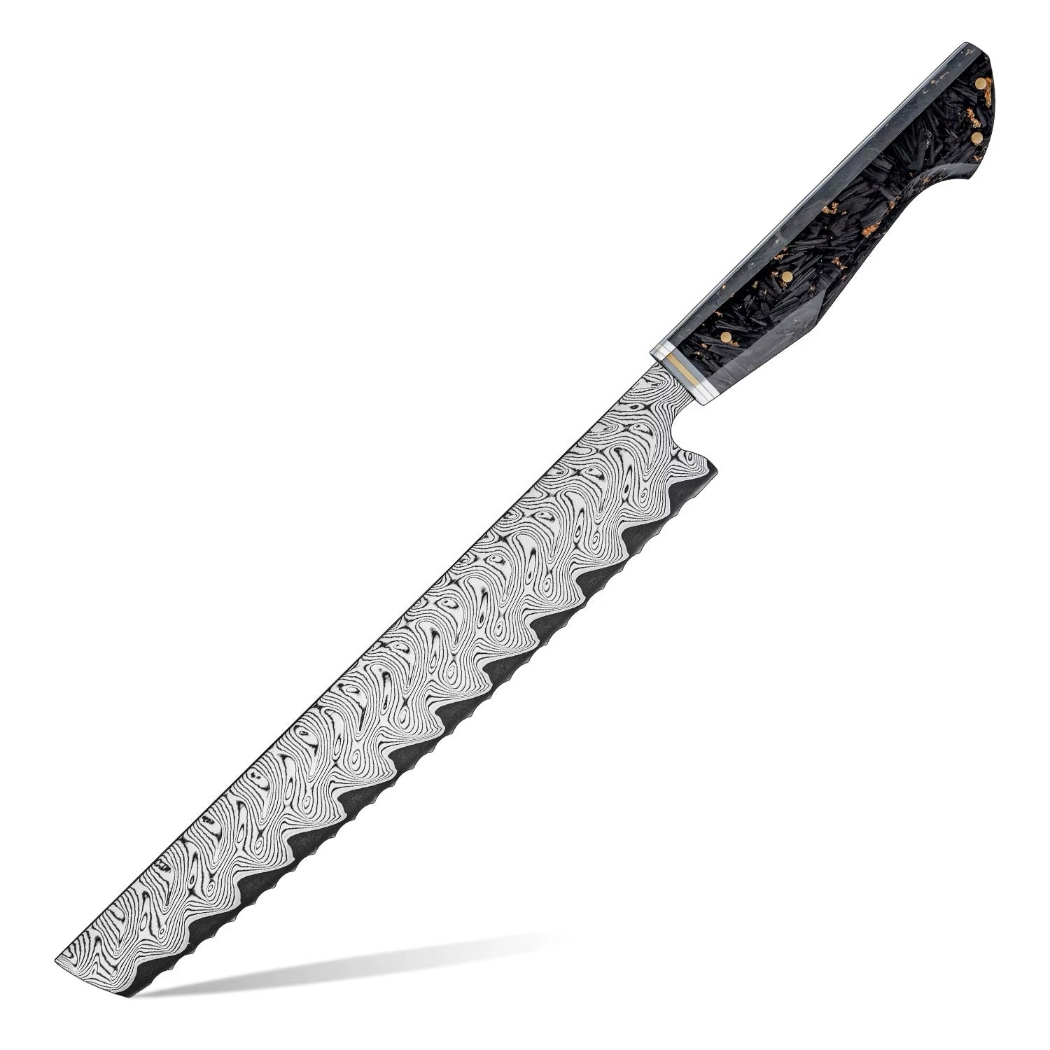Kurogane Damascus Steel Kitchen Knife Series - Premium 7-Piece Professional Collection