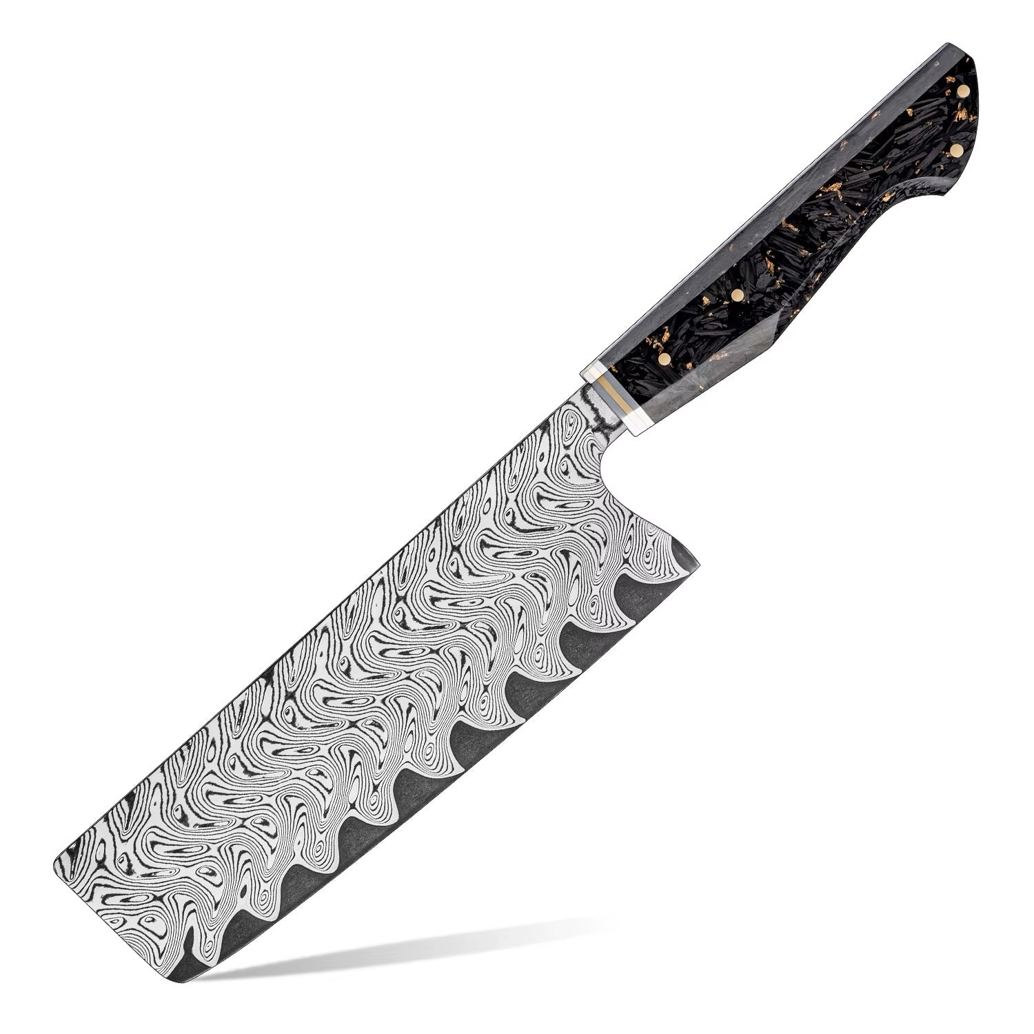 Kurogane Damascus Steel Kitchen Knife Series - Premium 7-Piece Professional Collection