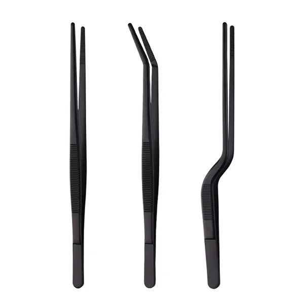 3Pcs Cooking Tweezers Tongs