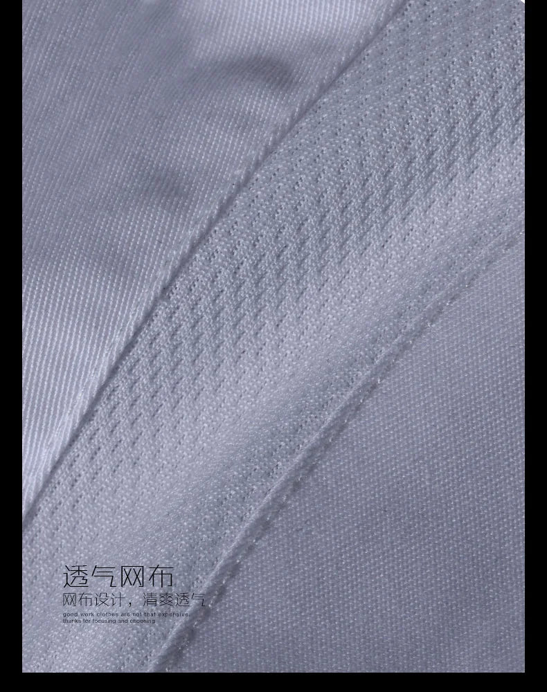 Summer Chef Costume Cook Jacket Male Chef's White Shirt Restaurant Uniform Workwear Overalls Restaurantes