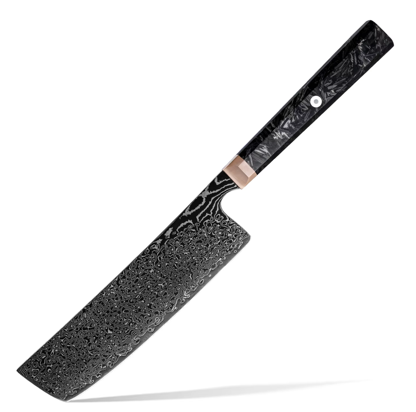Kaizen Damascus Kitchen Knife Collection - Premium 5-Piece Black Handle Set