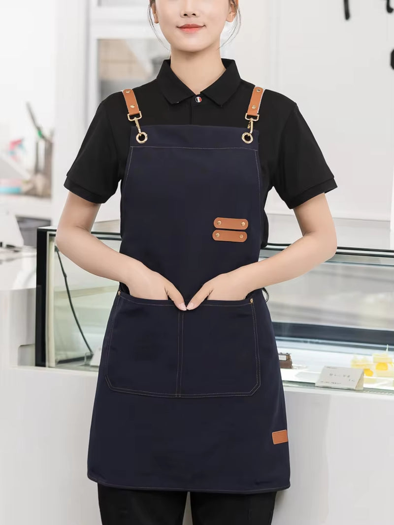Waiter Apron for Kitchen Women Delantal Camarero Long Universal Home Worker Chinese Restaurant Cafe Hotels Chef Man Work Wear