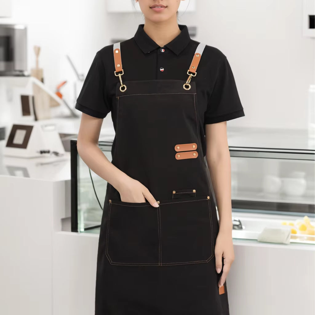 Waiter Apron for Kitchen Women Delantal Camarero Long Universal Home Worker Chinese Restaurant Cafe Hotels Chef Man Work Wear
