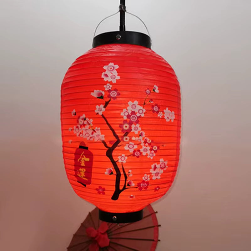 Japanese Sushi Lantern Restaurant Bar Advertising Lantern with Accessories Festival Izakaya Sushi Ramen Lanterns Hanging Decor