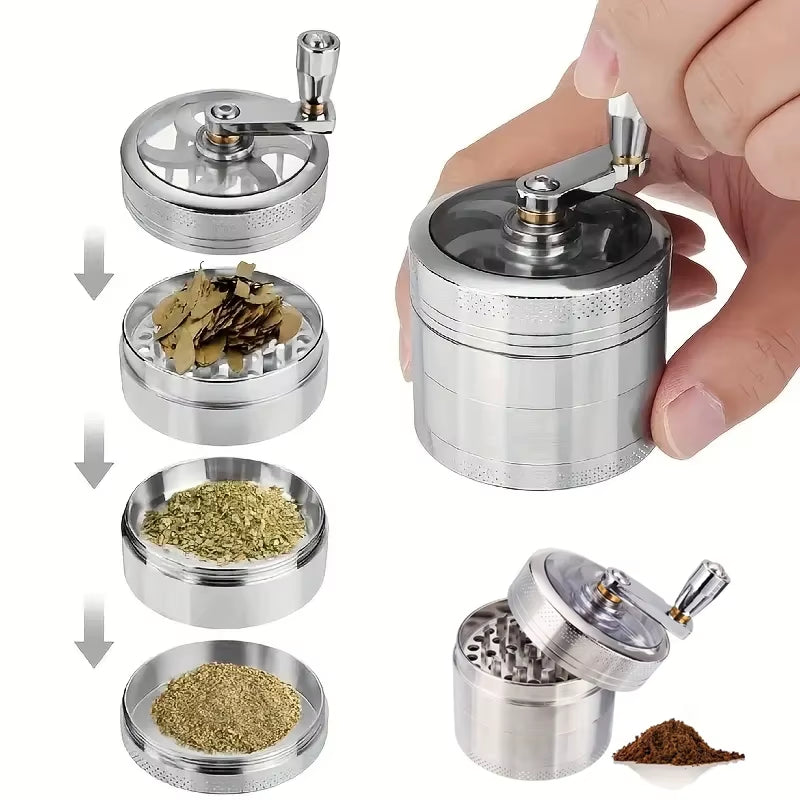 Kitchen Nut and Hard Spice Grinder for Nutmeg Ginger Rock Salt and Peppercorn Hand Tools Crushers Grinding Kitchen Tools