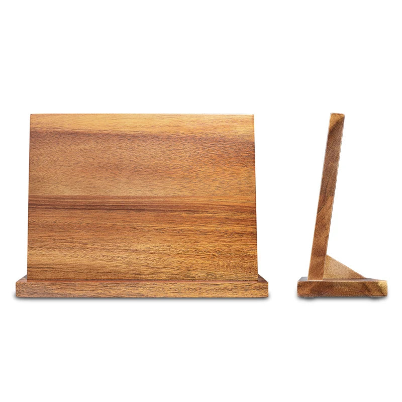 Wood Kitchen Knife Block Magnetic